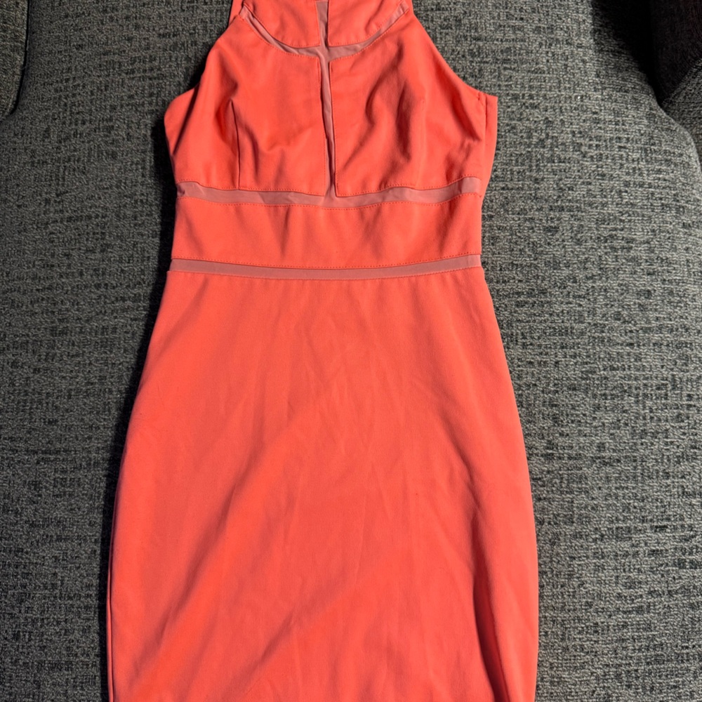 Chic Coral Dress